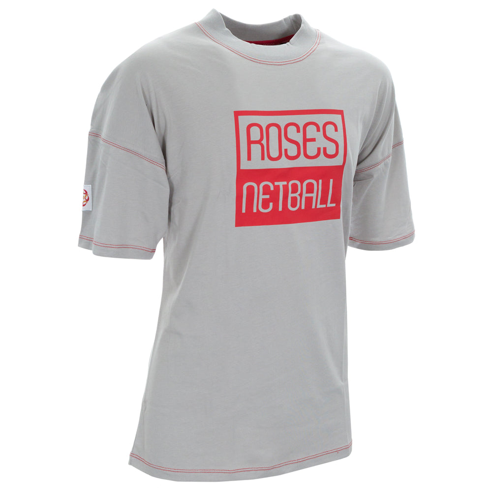 ROSES Men's Cotton T-Shirt - Cool Grey