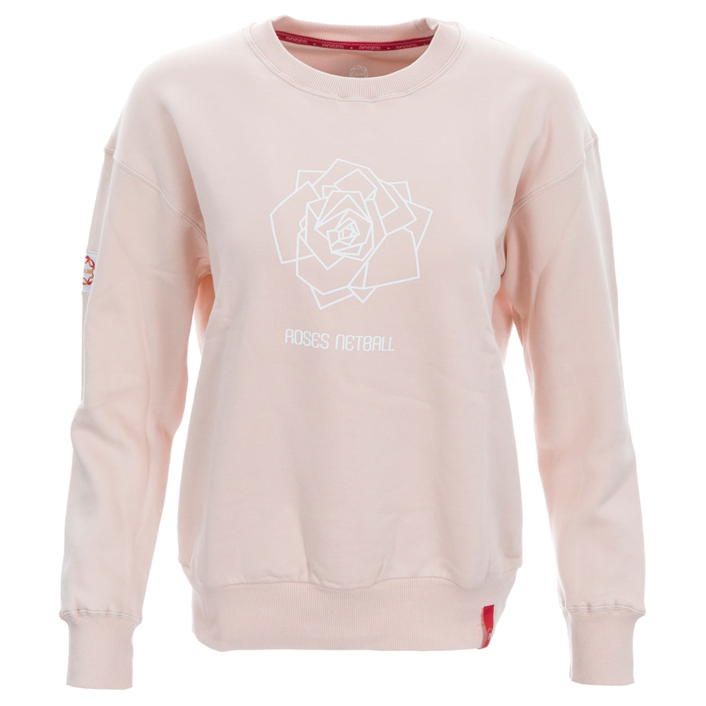 ROSES Ladies Oversized Sweatshirt - Dusty Pink
