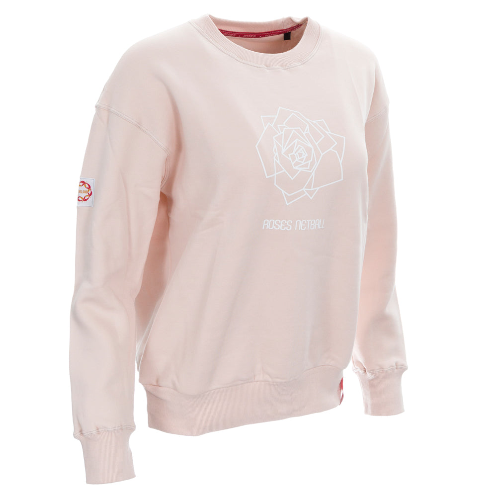 ROSES Ladies Oversized Sweatshirt - Dusty Pink