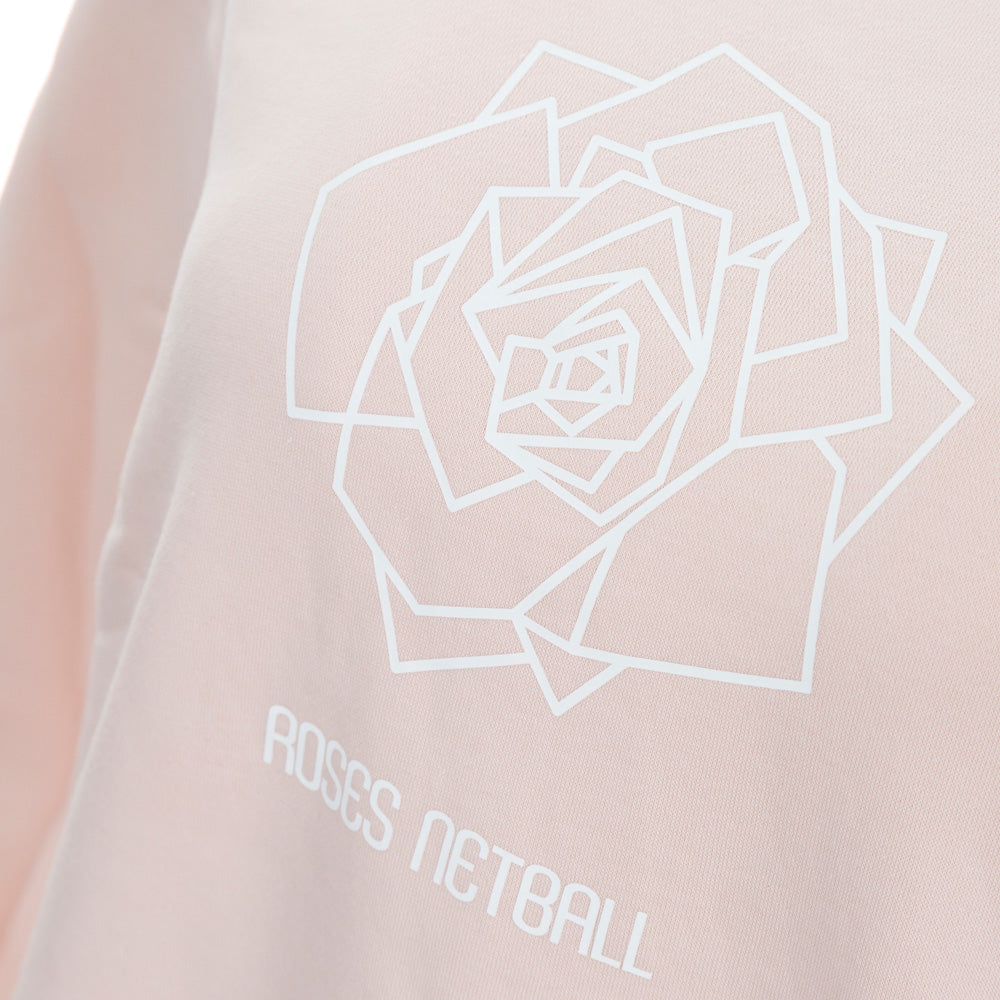 ROSES Ladies Oversized Sweatshirt - Dusty Pink