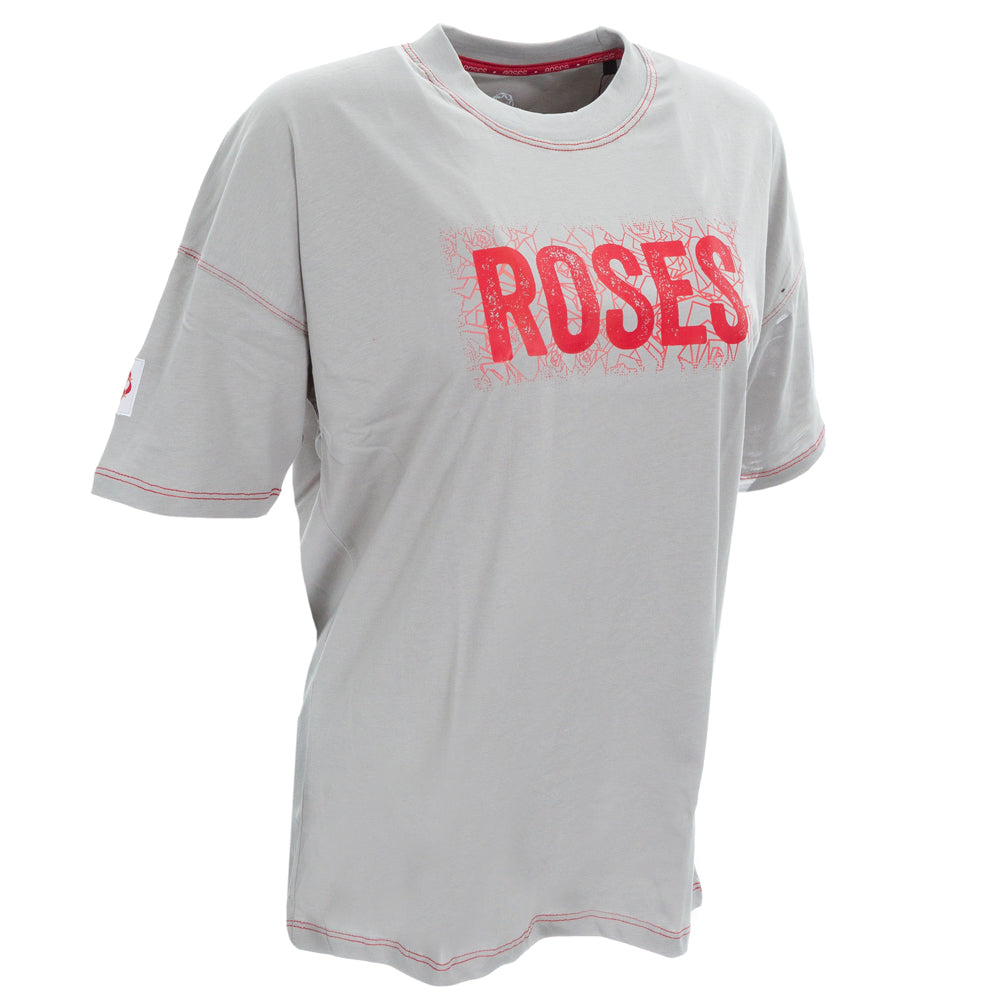 ROSES Kids Oversized Cotton T-Shirt - Cool Grey