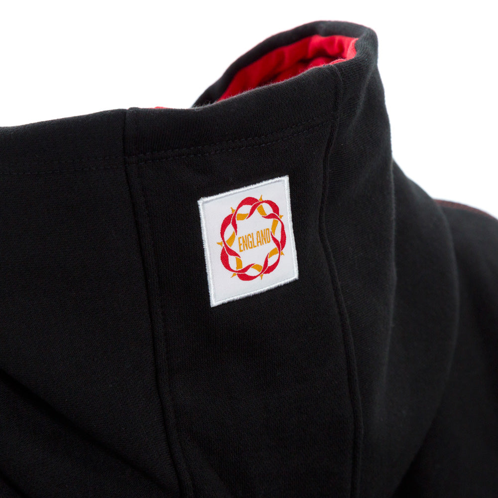 ROSES Ladies Cotton Oversized Hoodie - Black