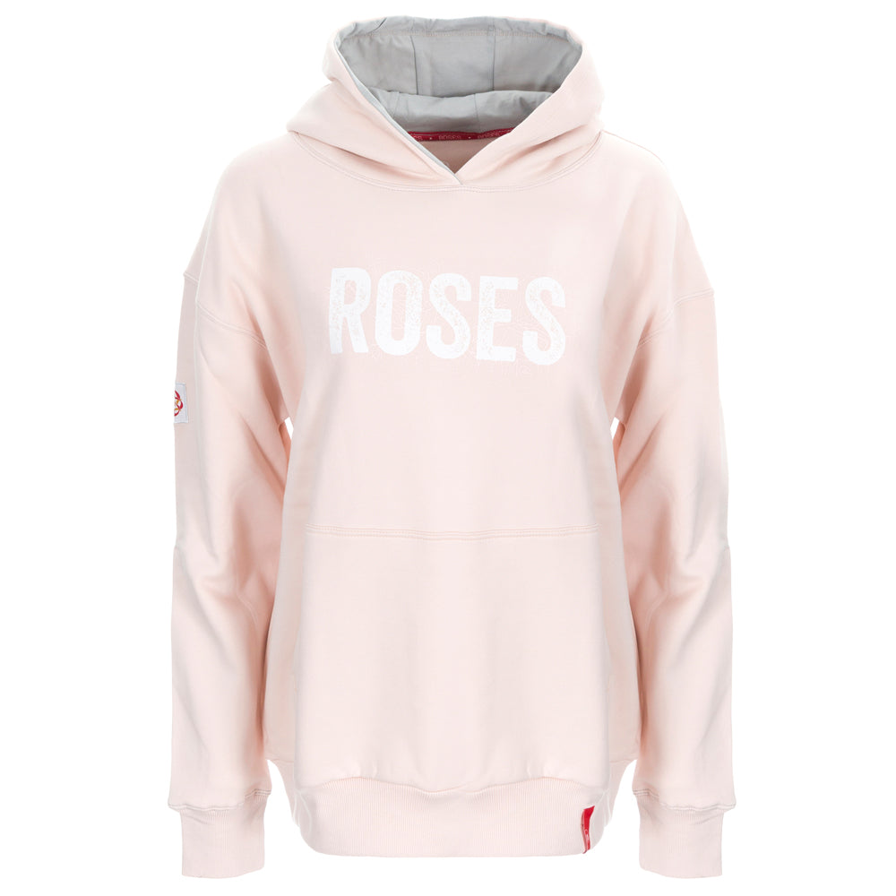 ROSES Kids Cotton Oversized Hoodie - Dusty Pink