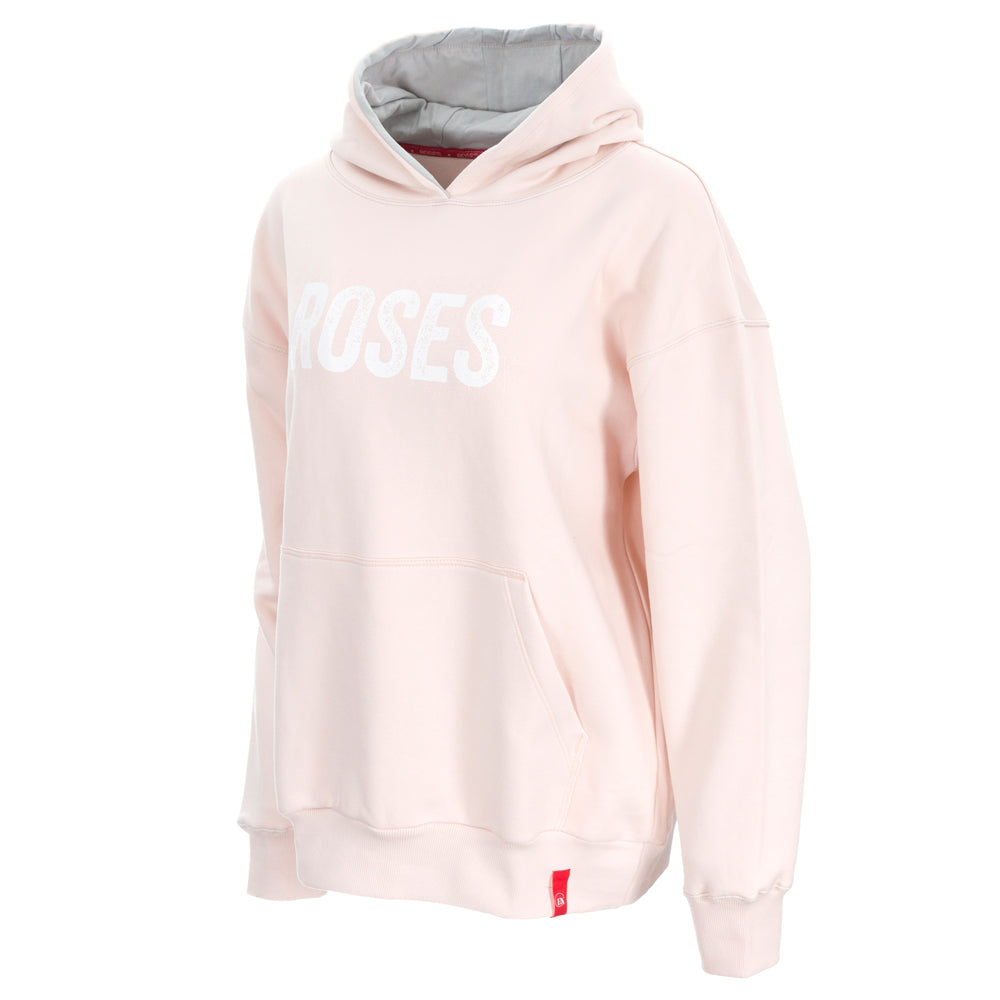 ROSES Kids Cotton Oversized Hoodie - Dusty Pink