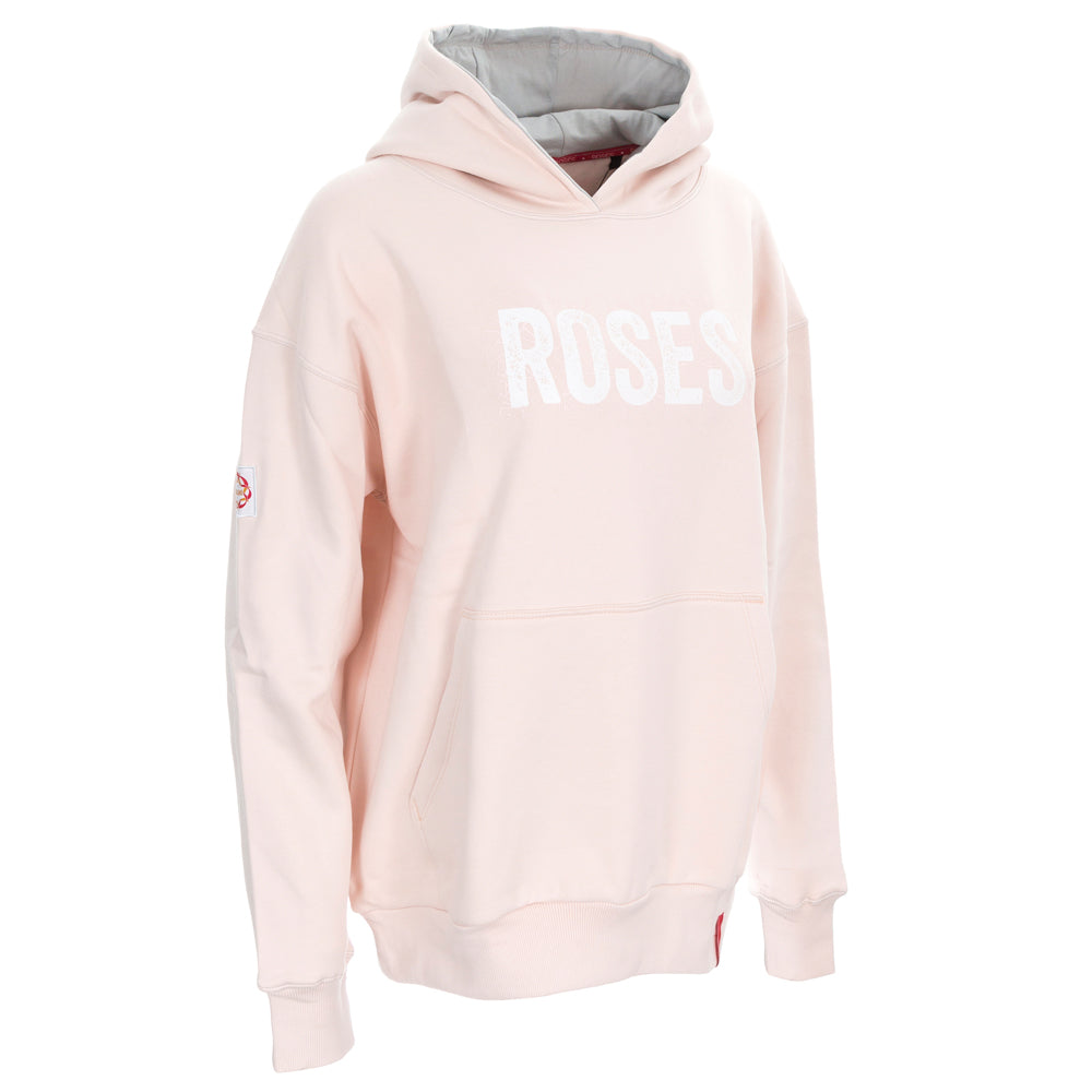 ROSES Kids Cotton Oversized Hoodie - Dusty Pink
