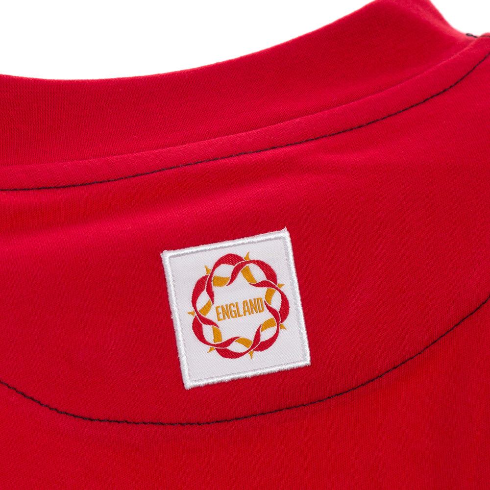ROSES Kids Oversized Cotton T-Shirt - Red