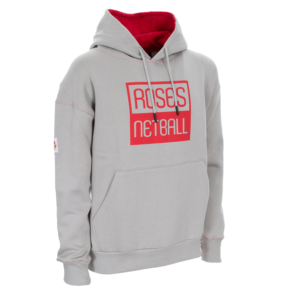 ROSES Men's Cotton Hoodie - Cool Grey