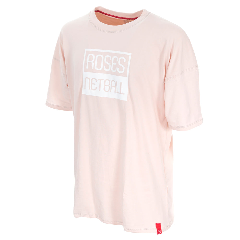 ROSES Kids Oversized Cotton T-Shirt - Dusty Pink