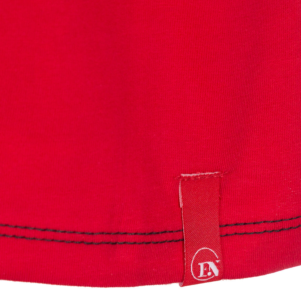ROSES Men's Cotton T-Shirt - Red