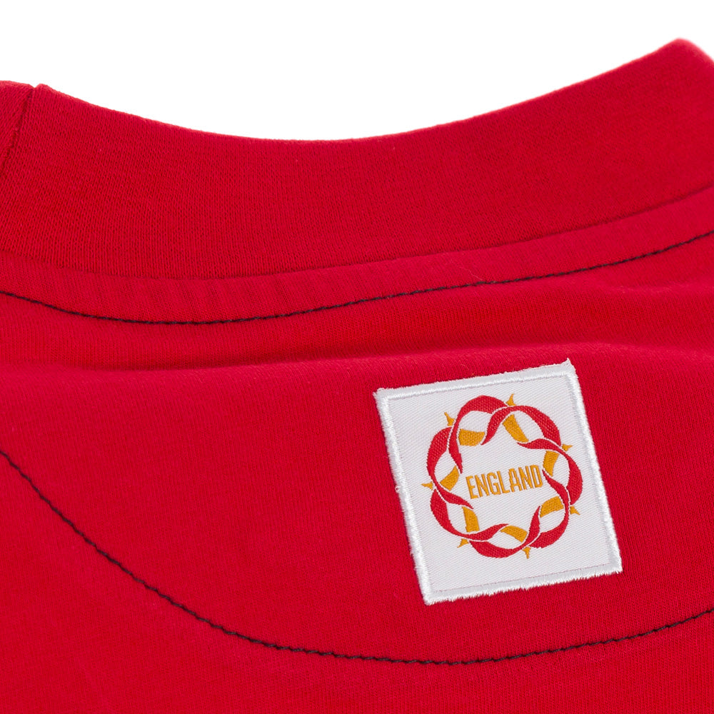 ROSES Men's Cotton T-Shirt - Red