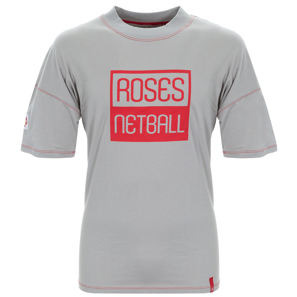 ROSES Men's Cotton T-Shirt - Cool Grey