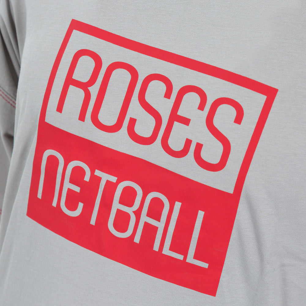 ROSES Men's Cotton T-Shirt - Cool Grey
