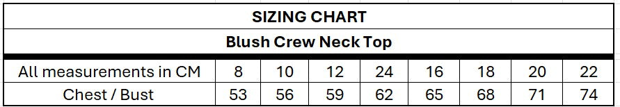 CORE - Blush Crew Neck Sweatshirt