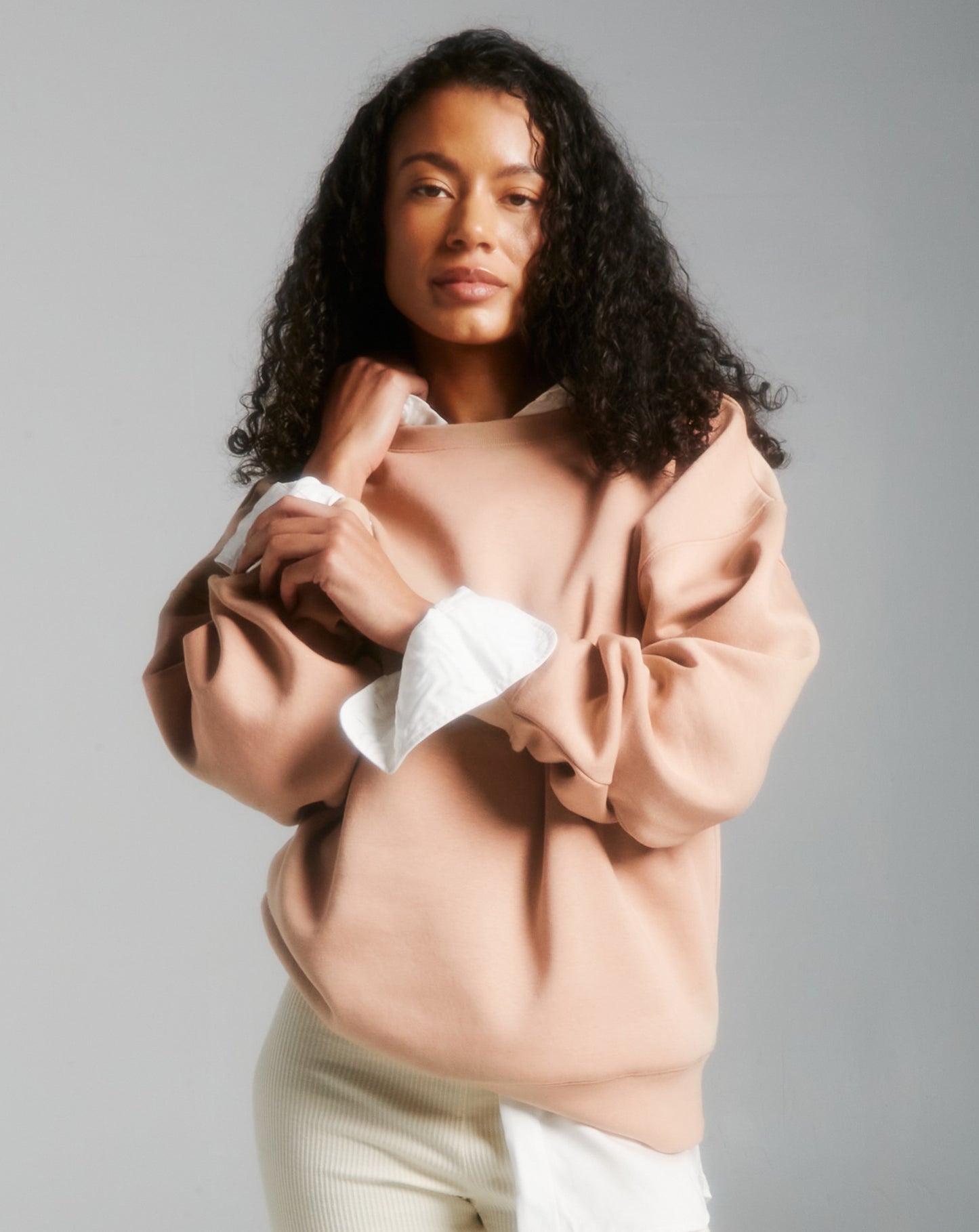 CORE - Blush Crew Neck Sweatshirt
