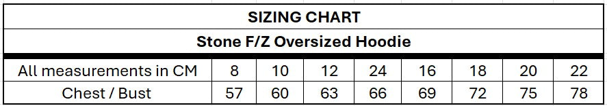 CORE - Full Zip Oversized Hoodie