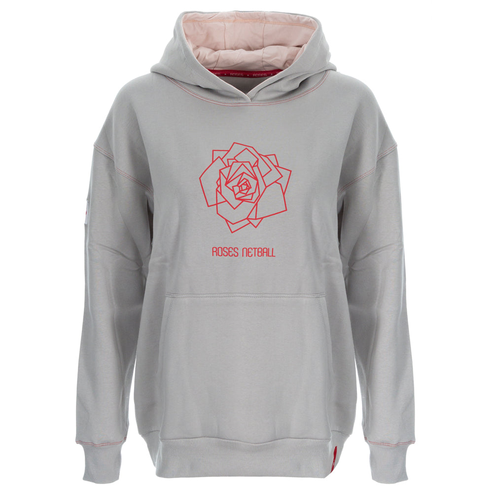 ROSES Kids Cotton Oversized Hoodie - Cool Grey