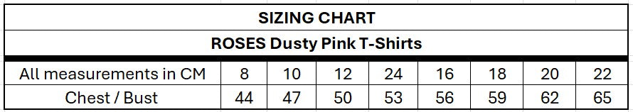 CORE - Dusty Pink Roses T-Shirt