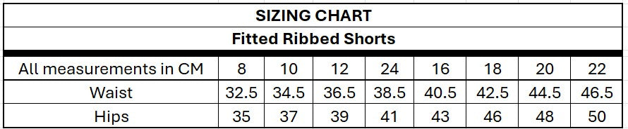 CORE - Ribbed Shorts