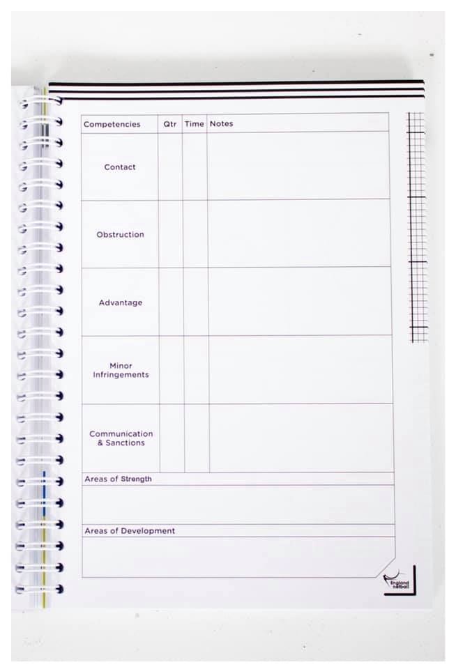 Umpire Feedback Book