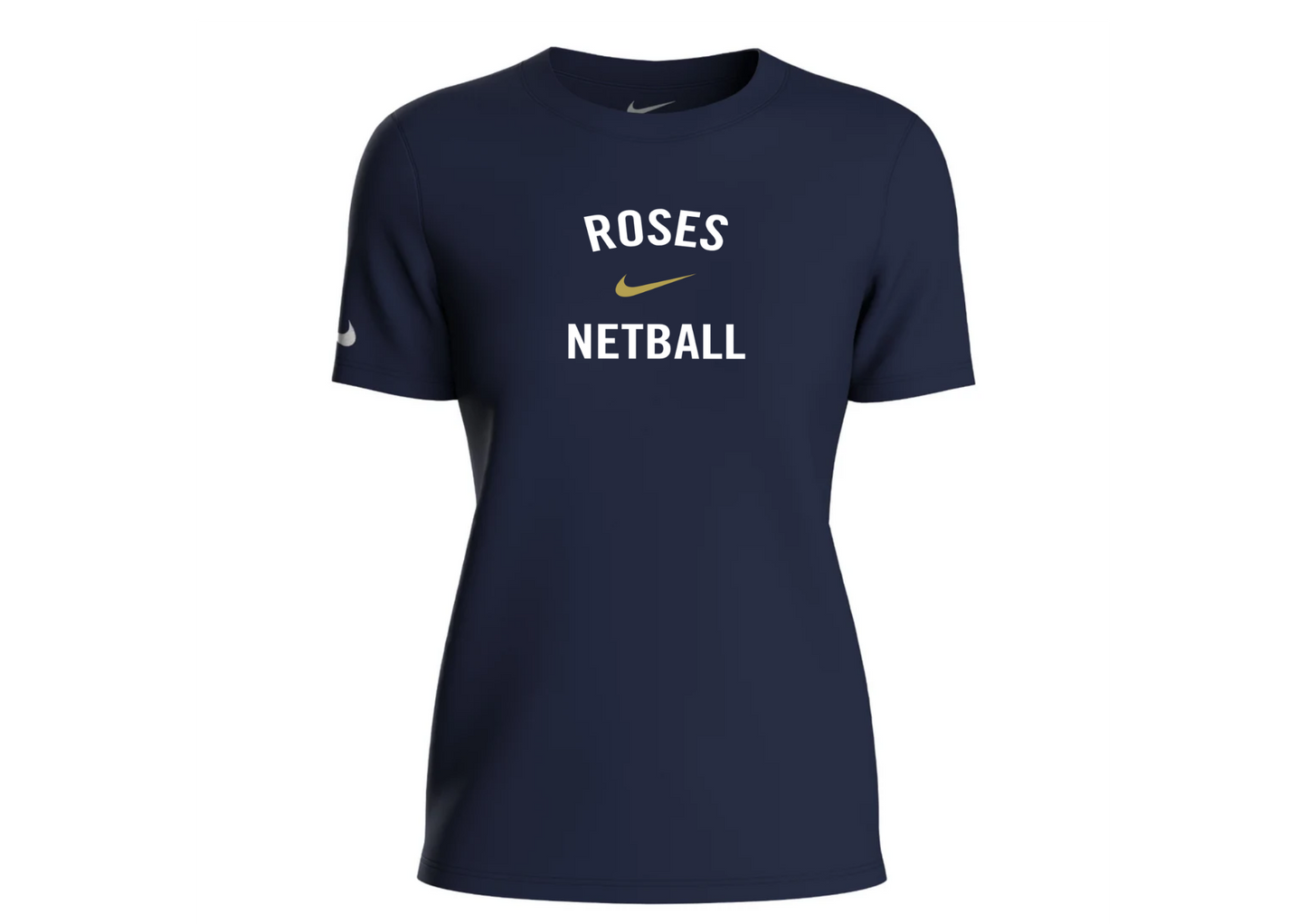 England Netball Centenary Special Obsidian Tee - Ladies