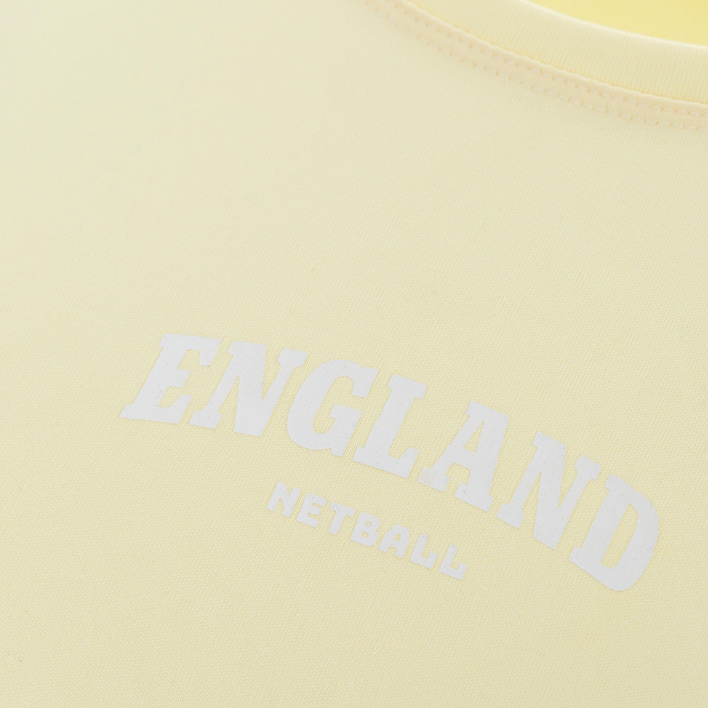 Netball Cream CORE - Cream Tech T-Shirt – ENGLAND NETBALL ONLINE STORE