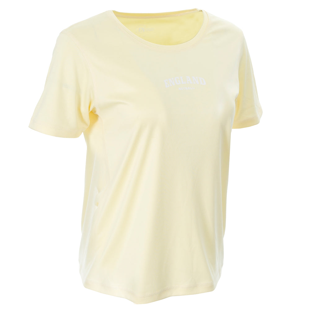 Netball Cream CORE - Cream Tech T-Shirt – ENGLAND NETBALL ONLINE STORE