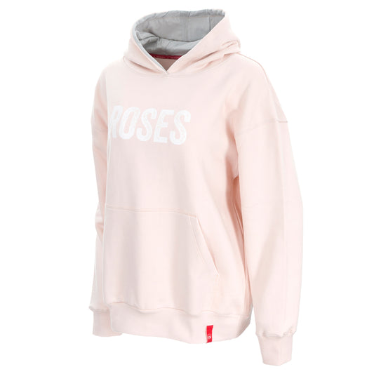 ROSES Ladies Cotton Oversized Hoodie - Dusty Pink