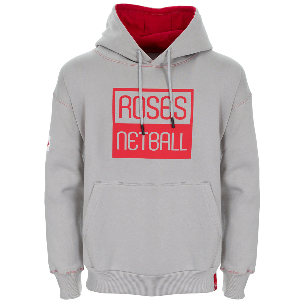 ROSES Men's Cotton Hoodie - Cool Grey
