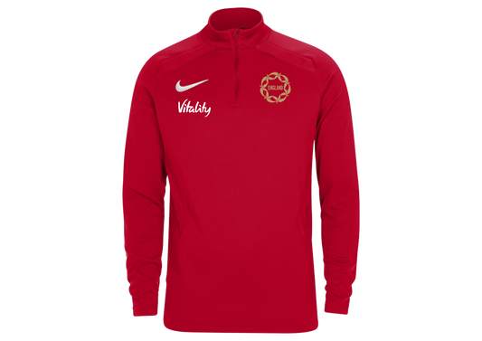 England Vitality Roses Red ¼ Zip Midlayer - Youth