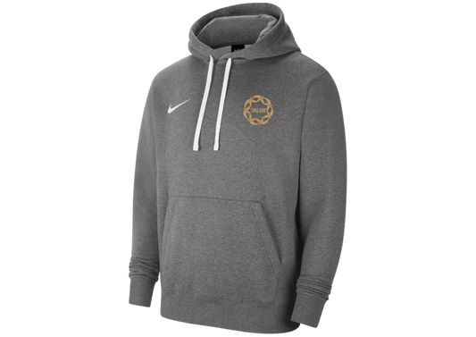 England Vitality Roses Charcoal Cotton Hoodie - Men's
