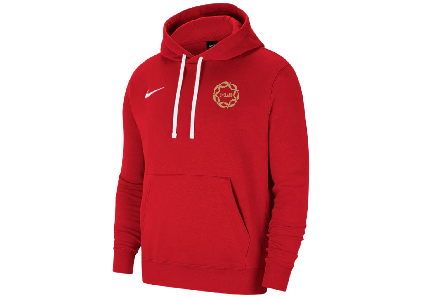 England Vitality Roses Red Cotton Hoodie - Youth