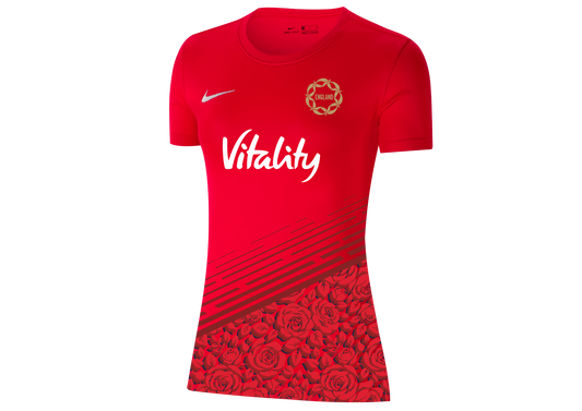 England Vitality Roses Short Sleeve Training Shirt - Ladies