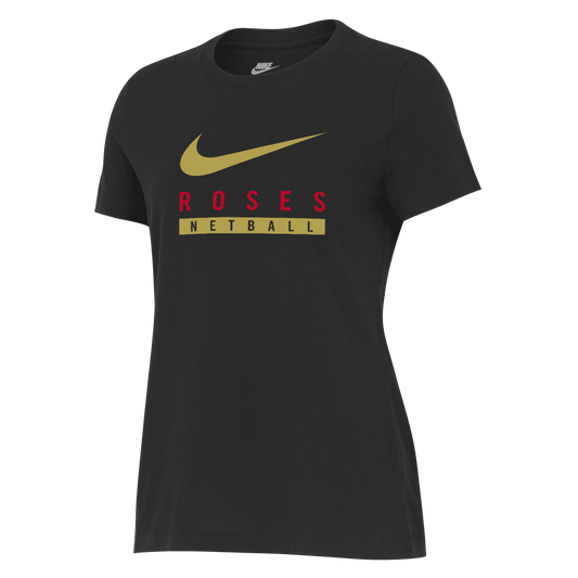 NIKE Express Black ROSES T-Shirt - Kids