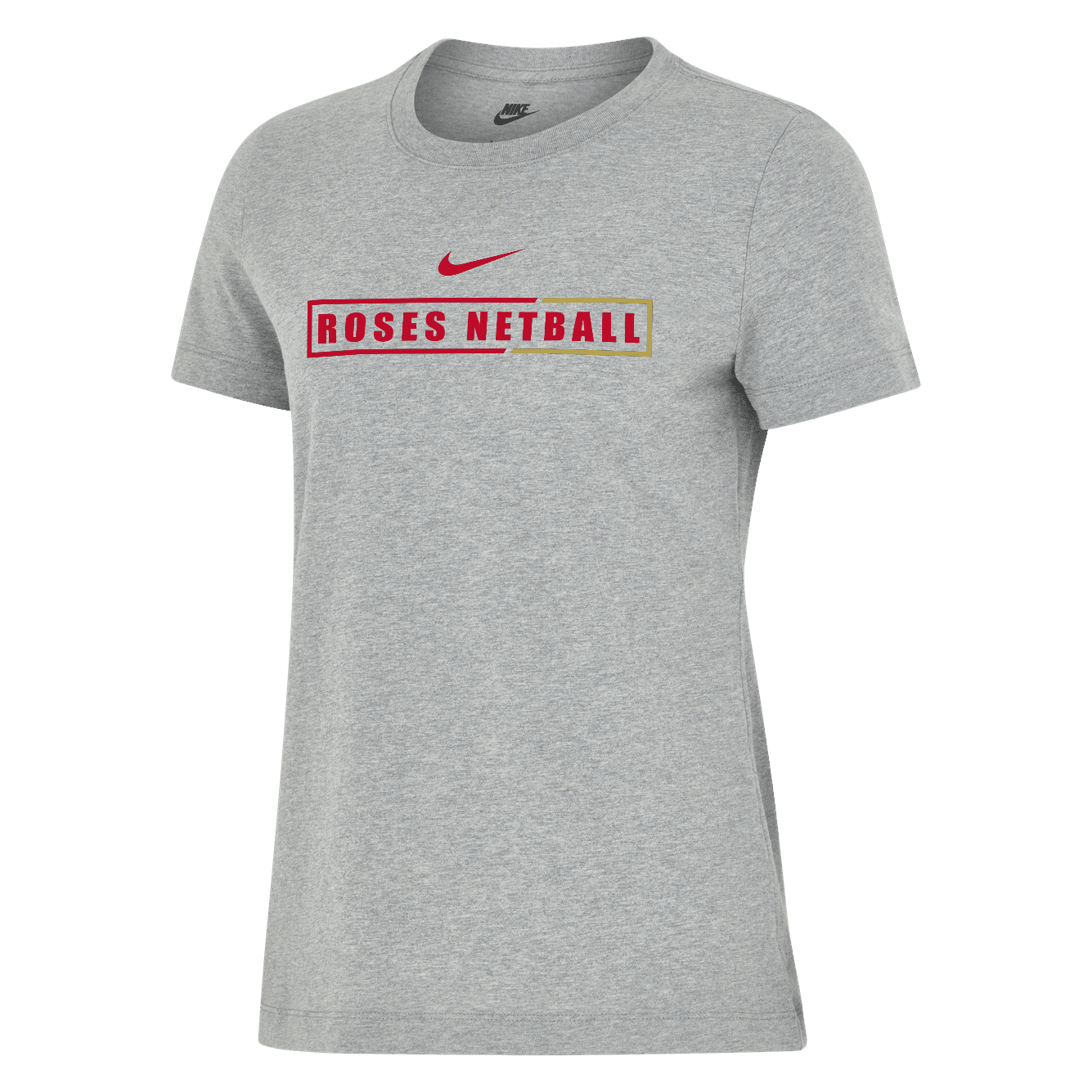 NIKE Express Grey ROSES T-Shirt - Ladies