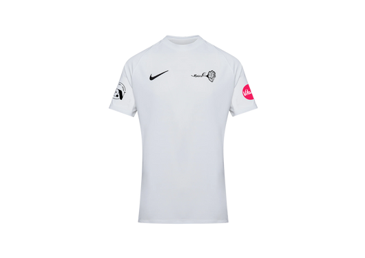 England Netball Centenary Special White Tee - Youth